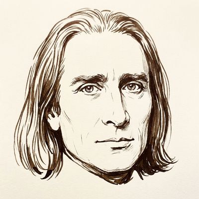 Franz Liszt portrait
